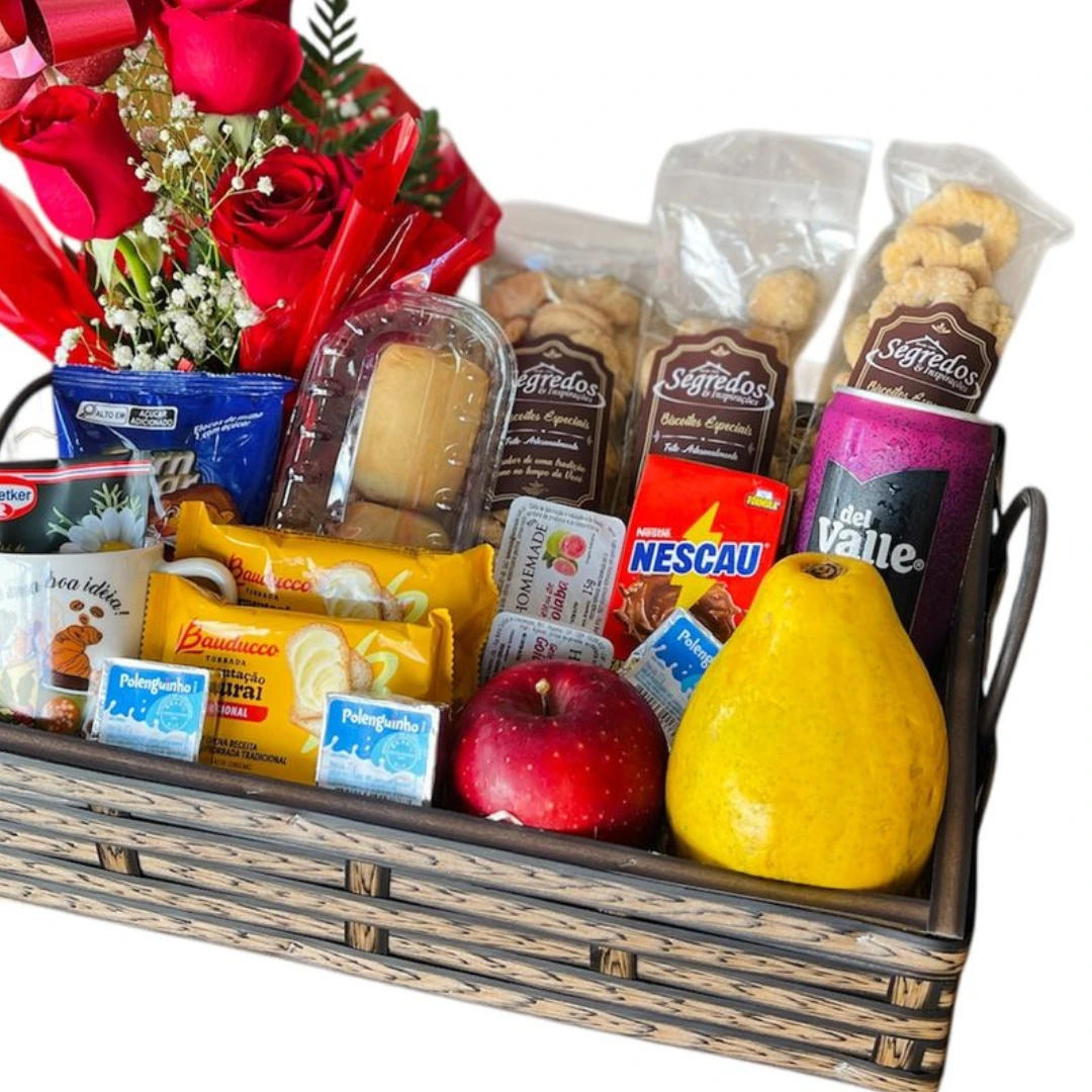 Cesta de Café da Manhã Love Luxo - Imagem 3