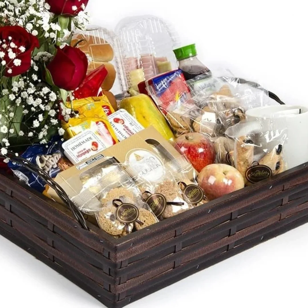 Cesta de Café da Manhã Love Master Luxo - Imagem 3