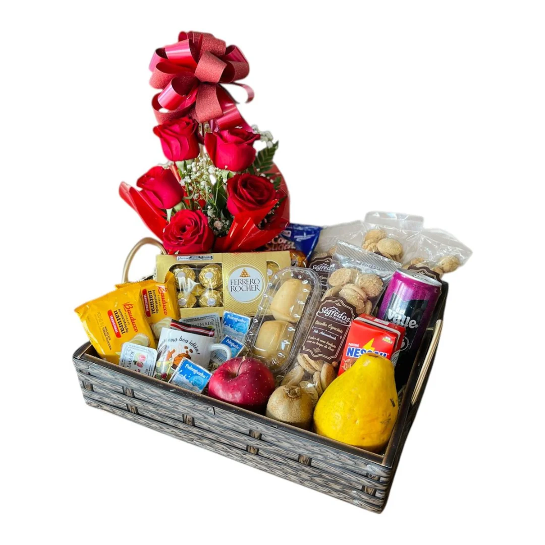 Cesta de Café da Manhã Love Master Luxo